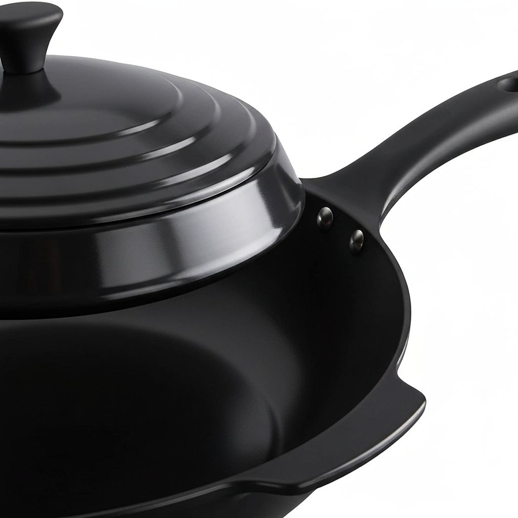 Crofton Ceramic Wok with lid