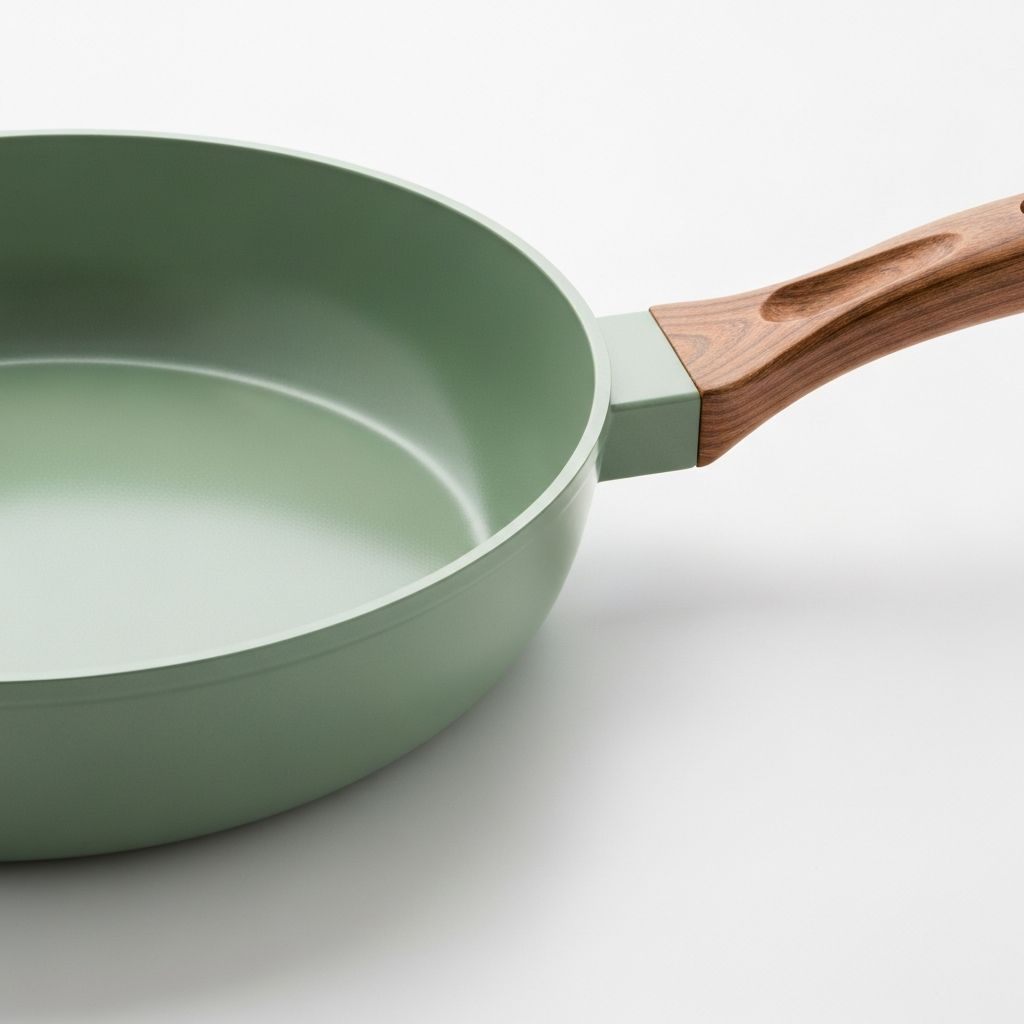 Crofton Awesome Collection ceramic non-stick cookware in sage green